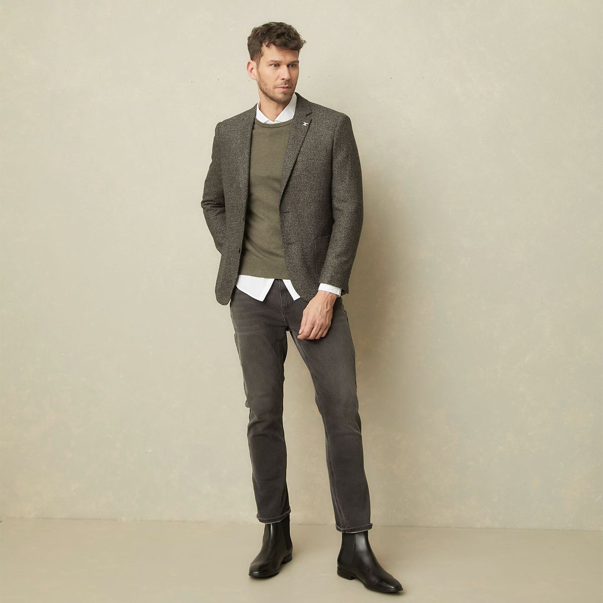 WOLF & HANK - Blazer Hombre Lana Wolf & Hank