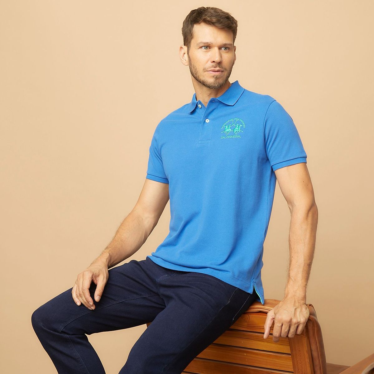 LA MARTINA - Camiseta Clásico con Logo La Martina