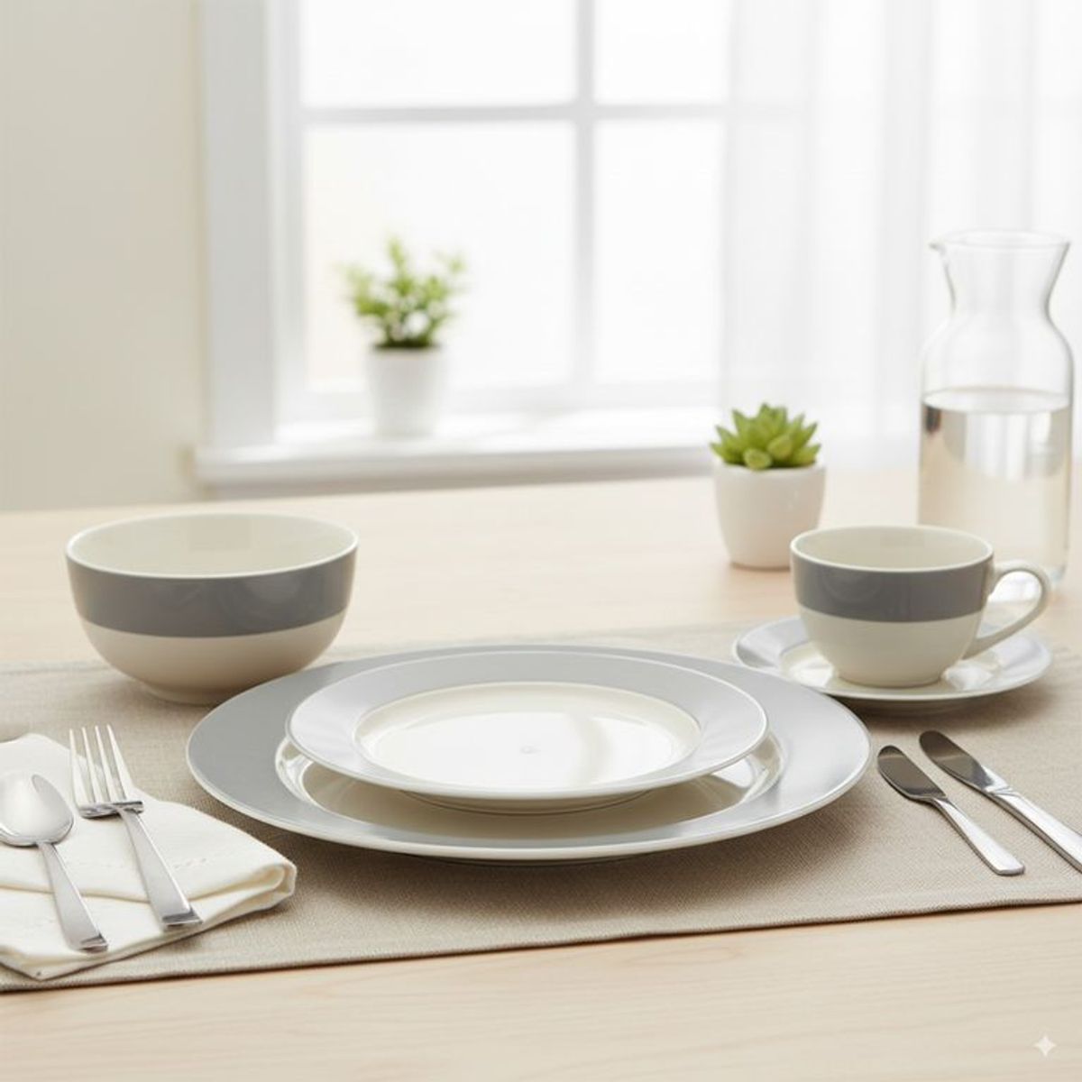 BENETTON - Juego de vajilla Benetton 6 Piezas