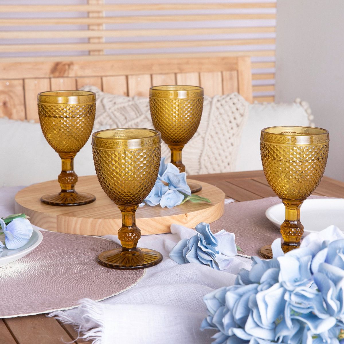  - Copa de vidrio Roberta Allen: para vino 4 piezas