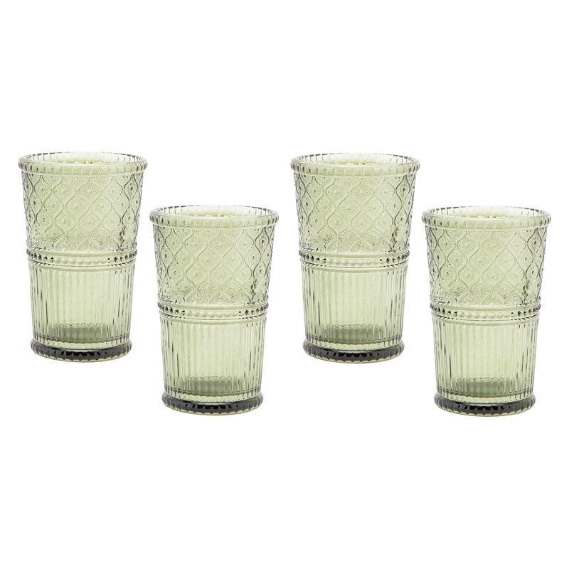 ROBERTA - Vaso de vidrio alto Roberta Allen: 4 piezas