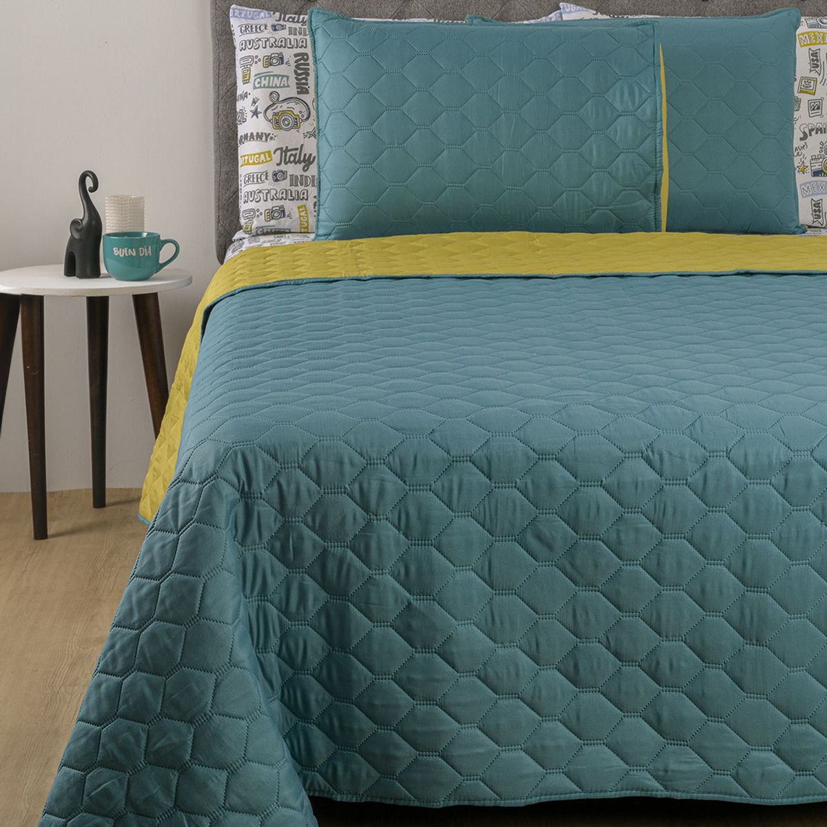 MICA - CUBRELECHO HP TURQUESA QN