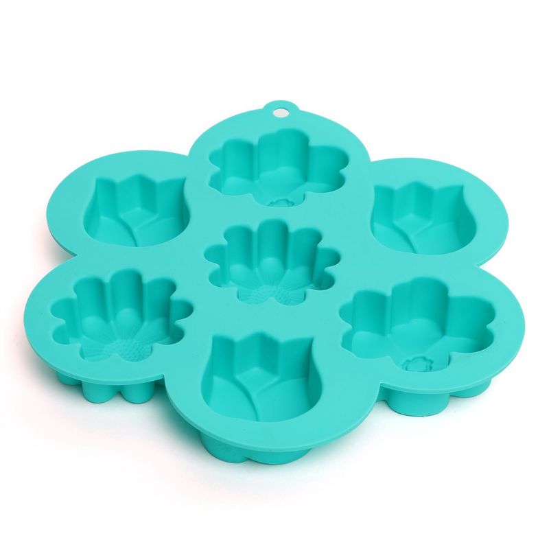 MICA - Molde Cupcake Silicona Flores Set X 6
