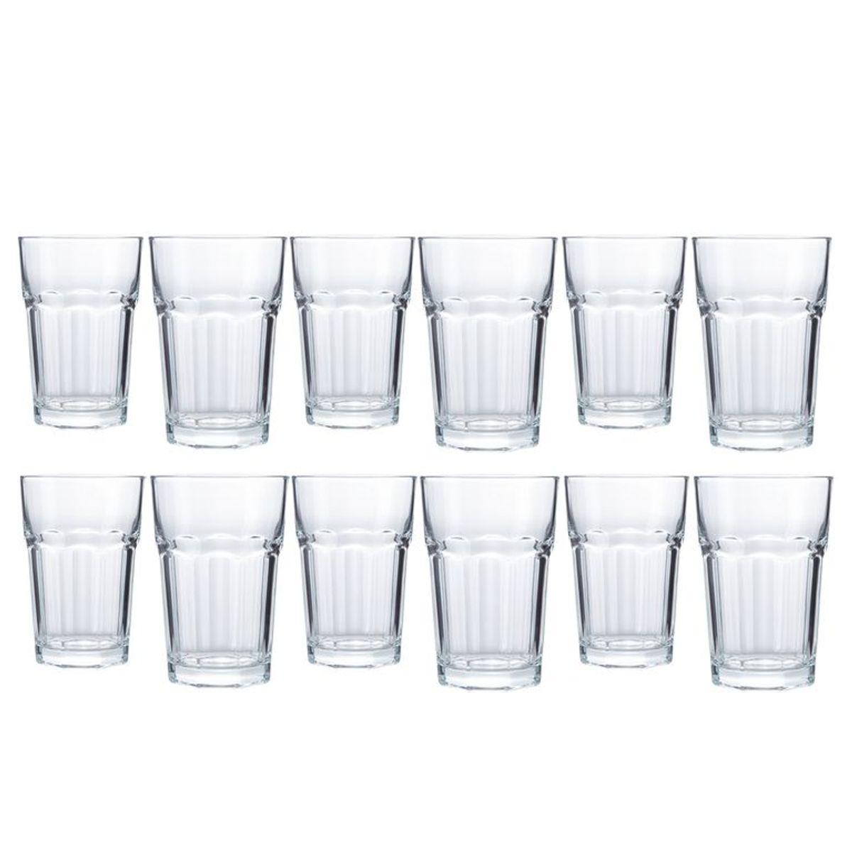 MICA - Vaso de vidrio alto MICA: 12 piezas