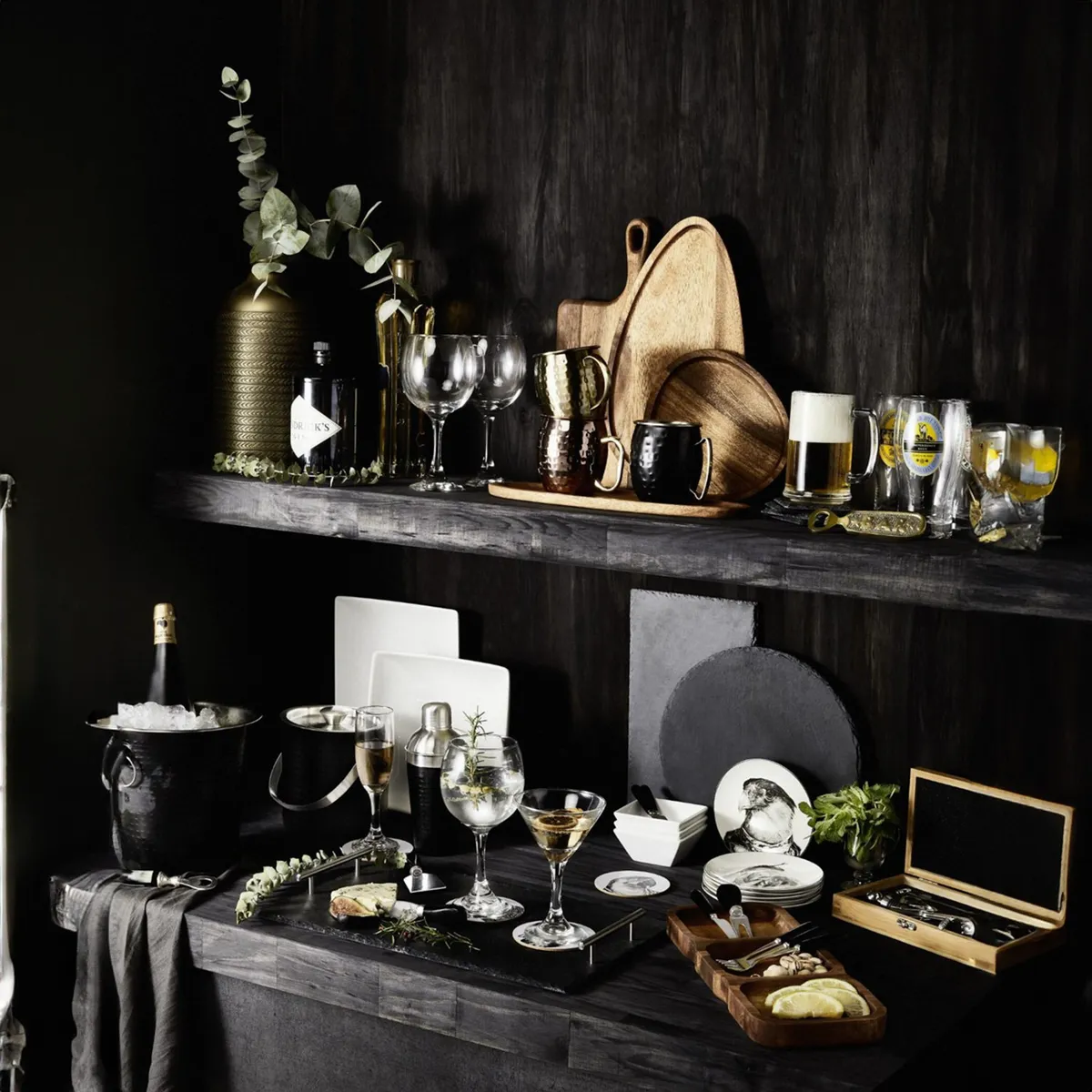 BASEMENT HOME - Copa de vidrio Basement Home: para vino 4 piezas