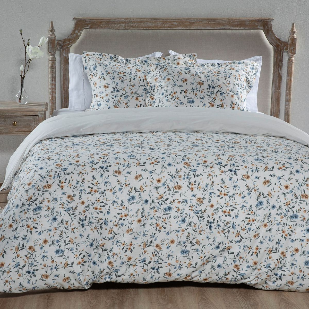ROBERTA ALLEN - Funda Duvet Floral 100% Algodón Roberta Allen