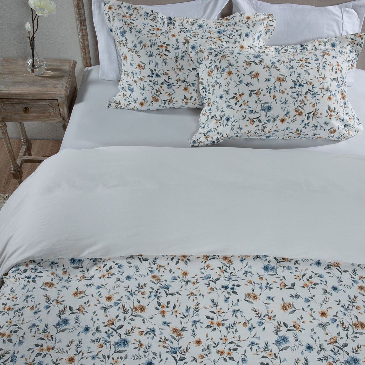 ROBERTA ALLEN - Funda Duvet Floral 100% Algodón Roberta Allen