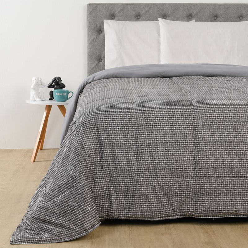 MICA - Edredón Mica con exterior y relleno de 150 GSM Poliéster. Edredón Estampado para cama Sencilla, doble.