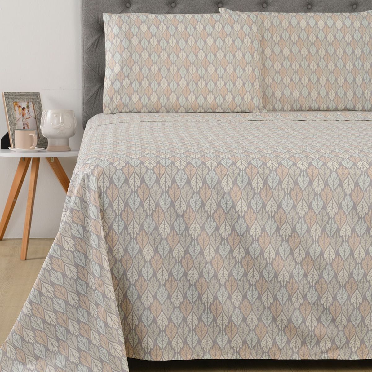 AMBIENTA - Sabanas Ambienta de Poliéster 75 GSM para cama Sencillo,Doble, Queen. Juego de Sábanas Estampada Mosay