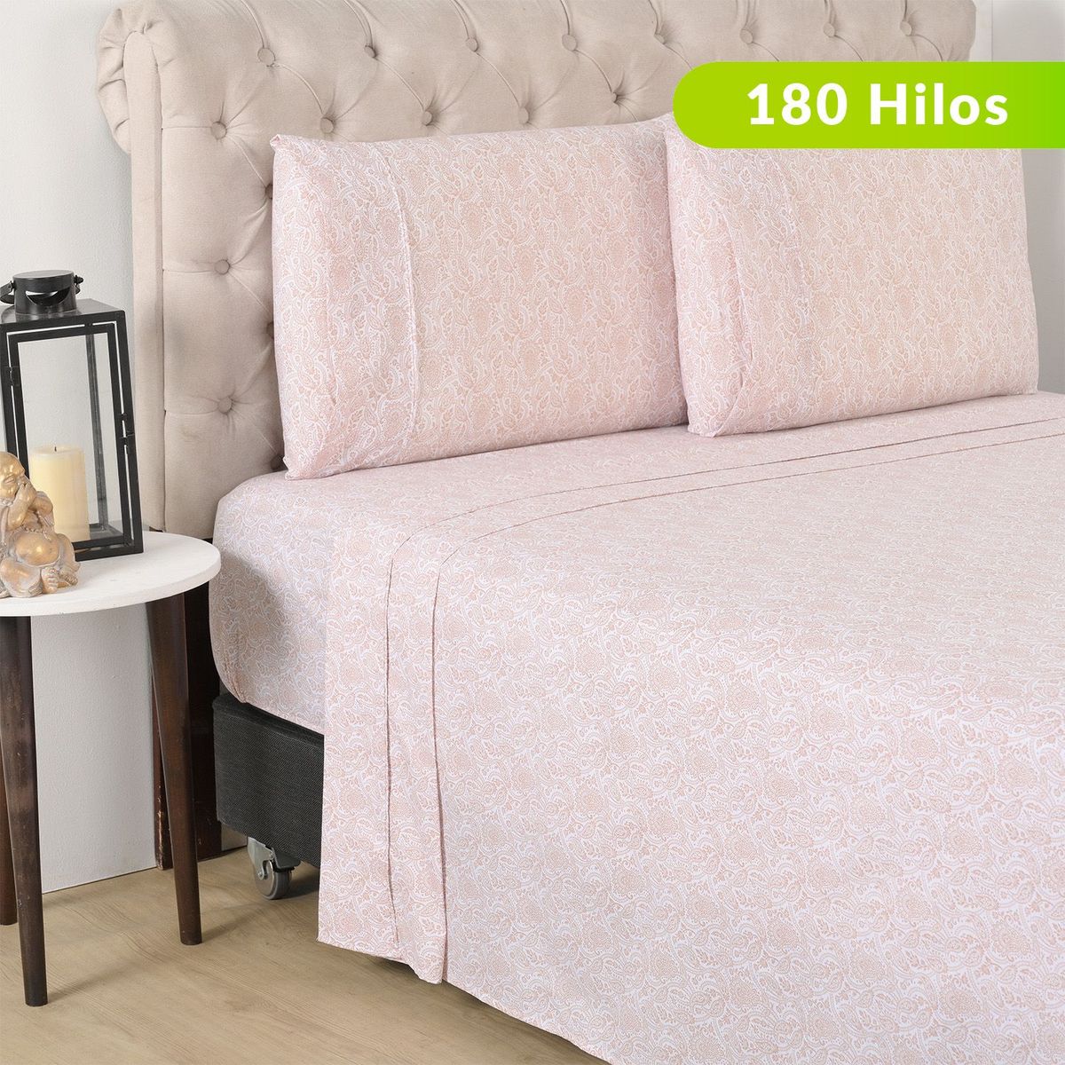 ROBERTA ALLEN - Sábanas de Polialgodón 180 Hilos Suave Roberta Allen Mia. Juegos de Sábanas Estampadas para cama Sencilla, Doble, Queen y King