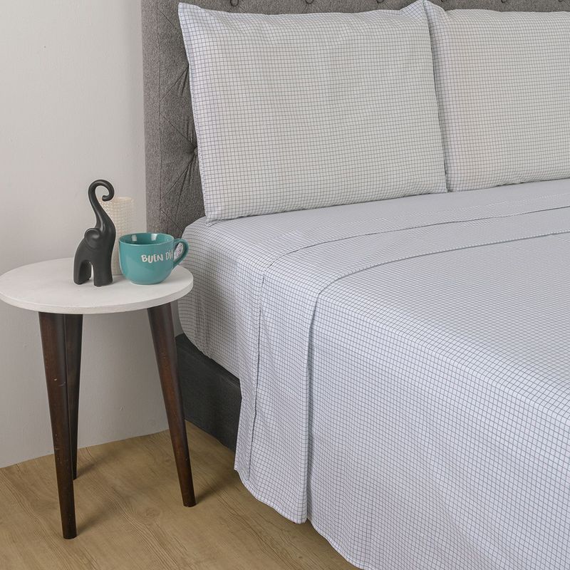 MICA - Sábanas de Algodón 180 Hilos Suave Mica . Juegos de Sábanas Estampadas para cama Sencillo, Doble, Queen y King