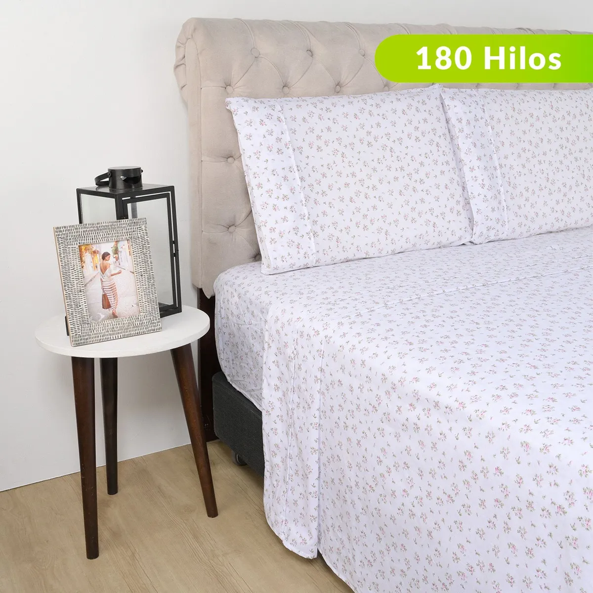ROBERTA ALLEN - Sábanas de Algodón 180 Hilos Suave Roberta Allen Ingrid. Juegos de Sábanas Estampadas para cama Sencillo, Doble, Queen y King