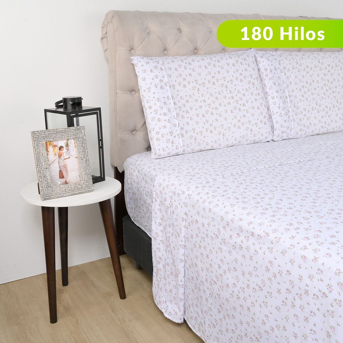 ROBERTA ALLEN - Sábanas de Algodón 180 Hilos Suave Roberta Allen Ingrid. Juegos de Sábanas Estampadas para cama Sencillo, Doble, Queen y King