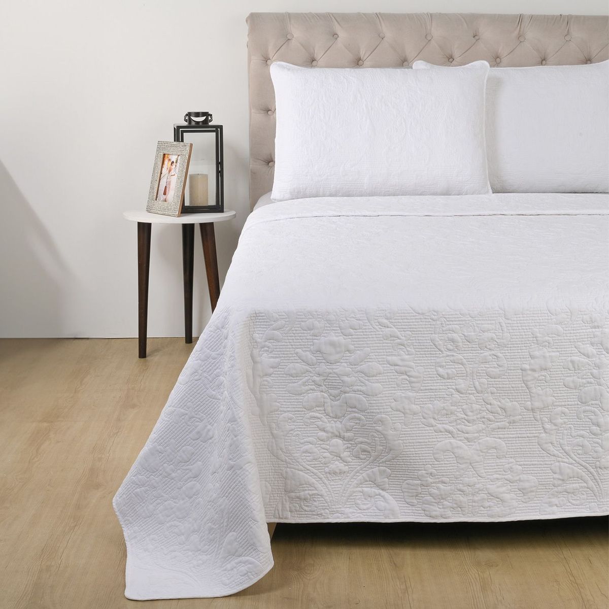 ROBERTA ALLEN - Cubrelecho Algodón Javiera Doble, Queen y King