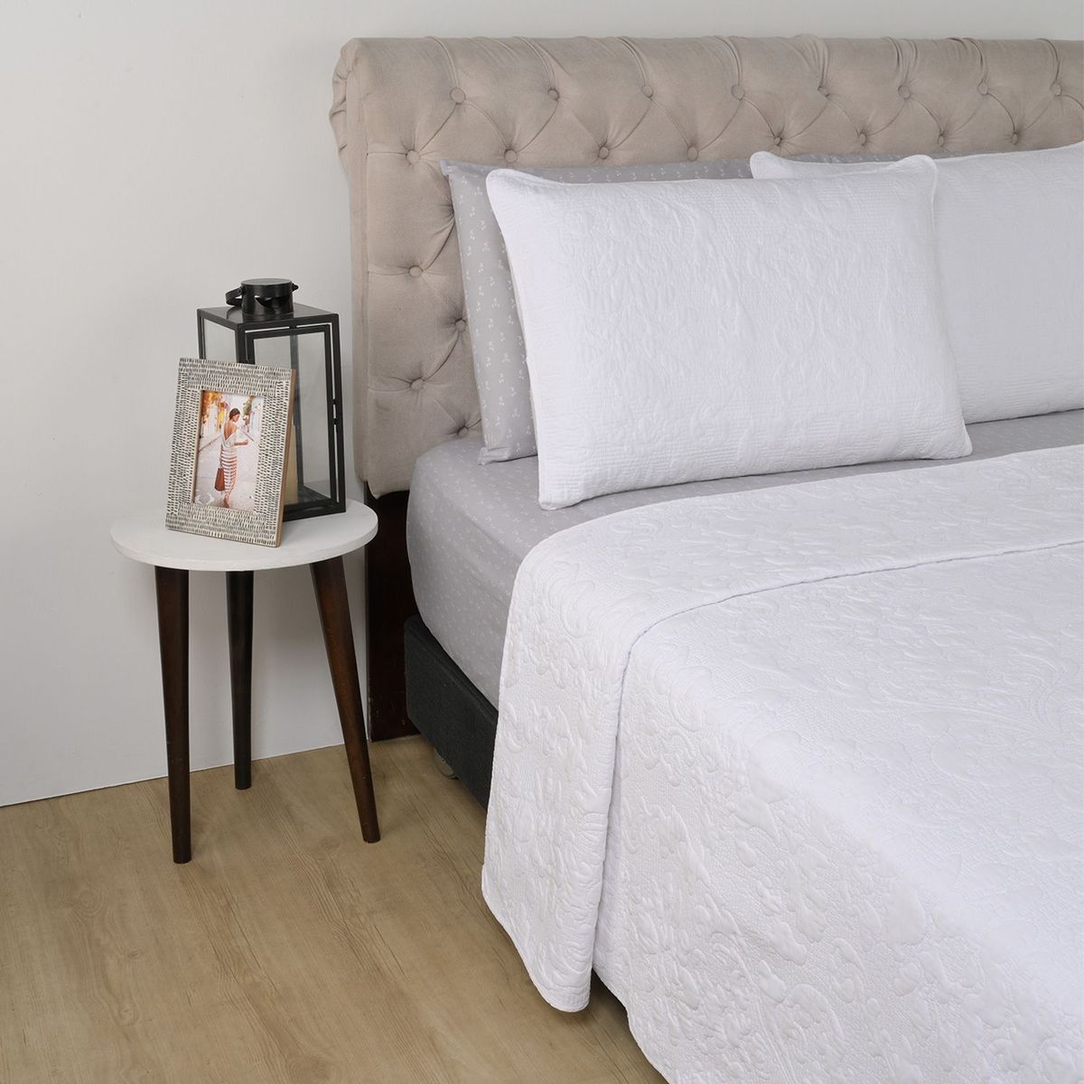 ROBERTA ALLEN - Cubrelecho Algodón Javiera Doble, Queen y King