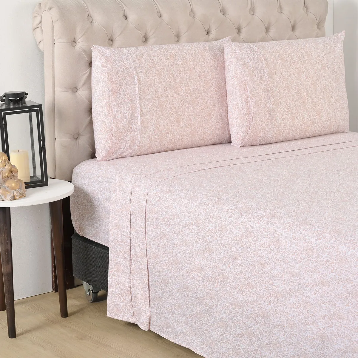 ROBERTA ALLEN - Sábanas de Polialgodón 180 Hilos Suave Roberta Allen Mia. Juegos de Sábanas Estampadas para cama Sencilla, Doble, Queen y King