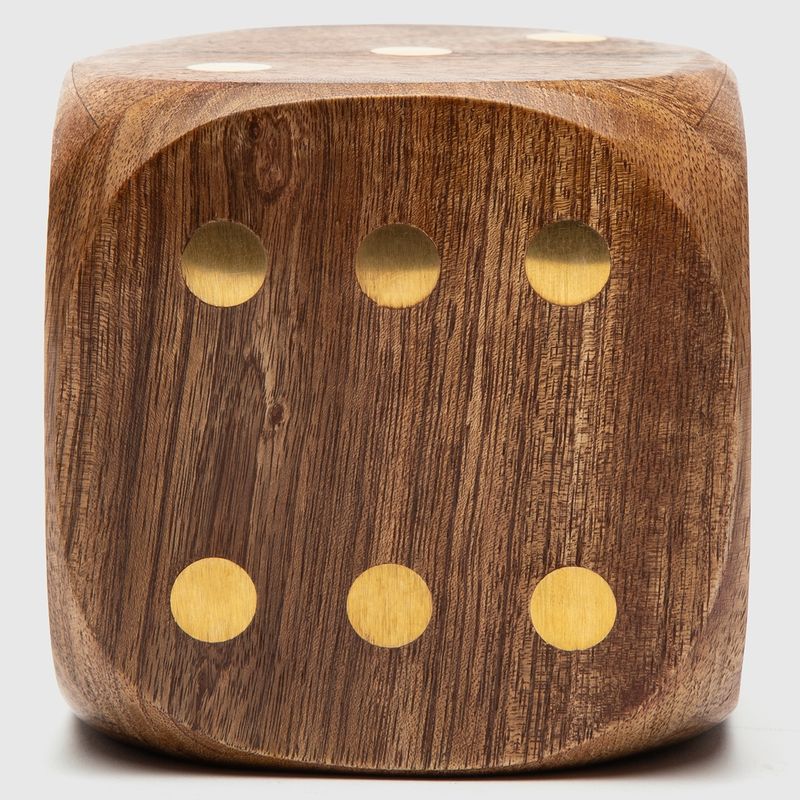 BASEMENT HOME - Adorno Madera 17,5 cm x 17,5 cm BASEMENT HOME