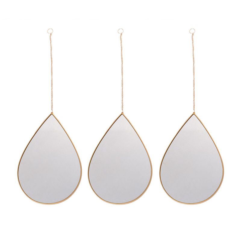 MICA - Espejo de pared Decorativo 27 cm x 19 cm  Mica