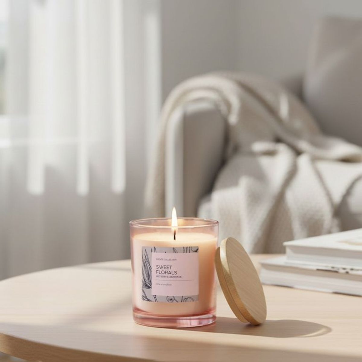 ROBERTA - Vela aromática Cera 10 x 8.2 cm