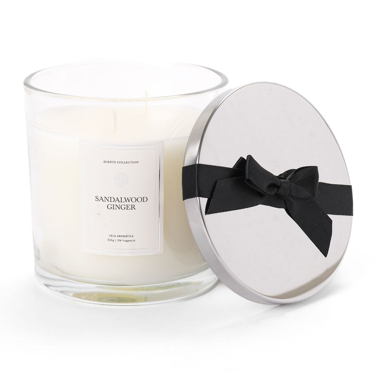 BASEMENT HOME - Vela aromática Sandalo y Jengibre Cera 10.5 x 10.7 cm