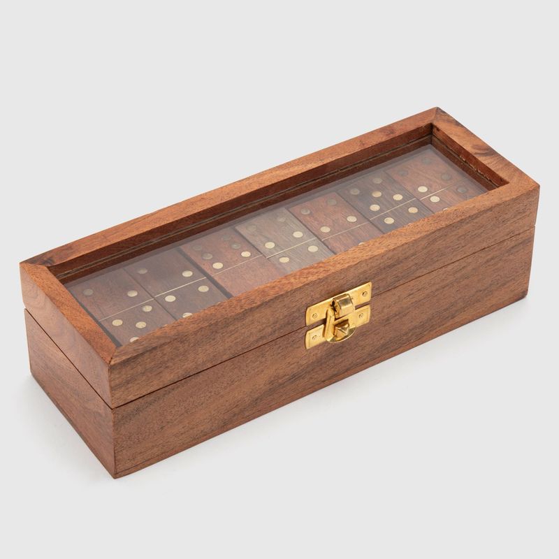 BASEMENT HOME - Juego Domino de Madera 7,5 X 20 X 6 cm