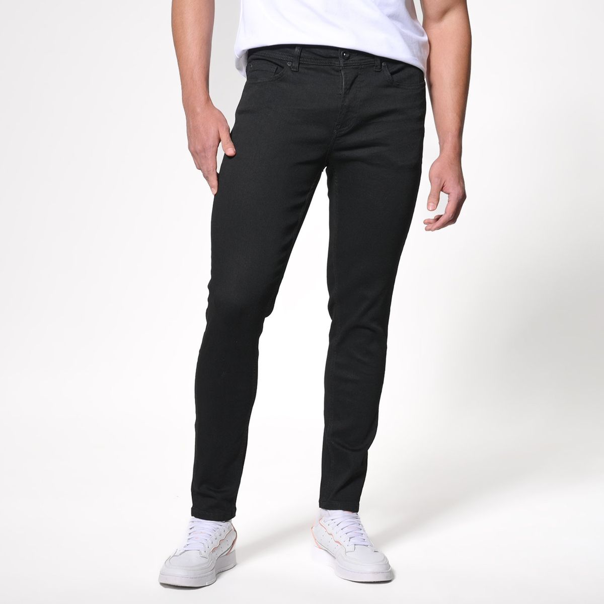 MOSSIMO - Jean 5 Bolsillos Hombre Skinny de Algodón Mossimo