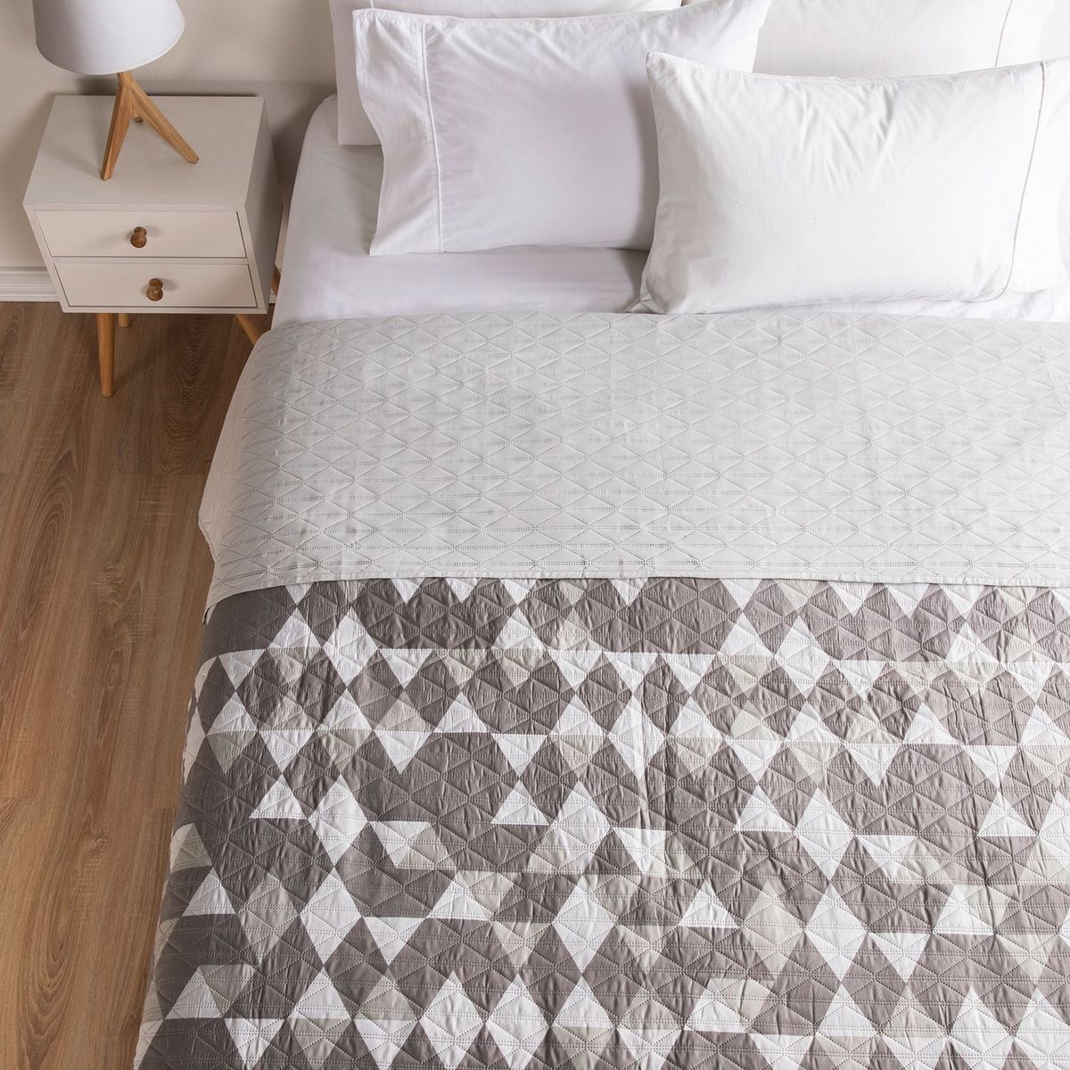 AMBIENTA - Cubrelecho Poliéster Truman Sencillo,Doble y Queen