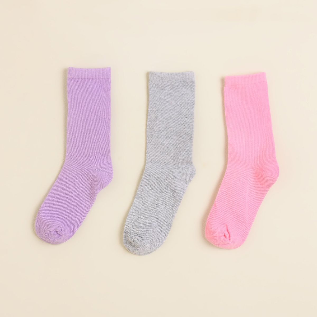 YAMP - Pack de 3 pares de Medias para Niña en Algodón Yamp