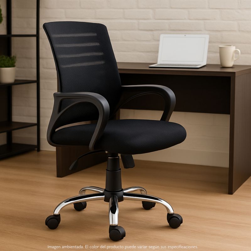 MICA - Silla de Escritorio para Casa u Oficina Ergonomica  New Lily -  0% Interés a 3, 6 o 12 Cuotas Pagando con tu CMR Banco Falabella