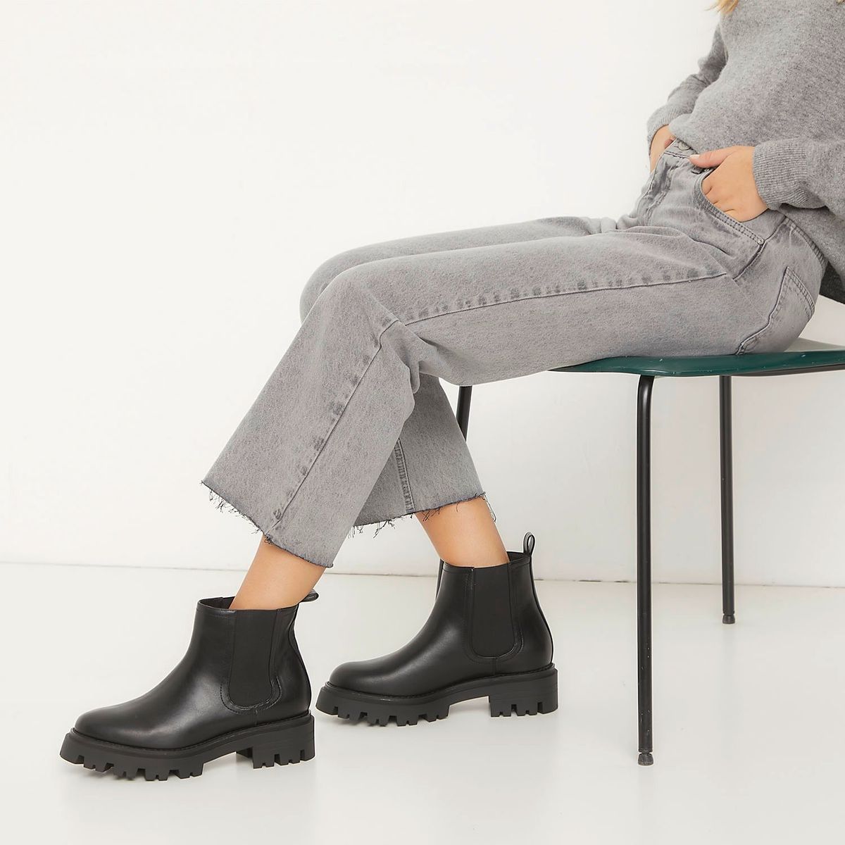 BASEMENT - Botines para Mujer con Tacón Medio Helsynbo Basement