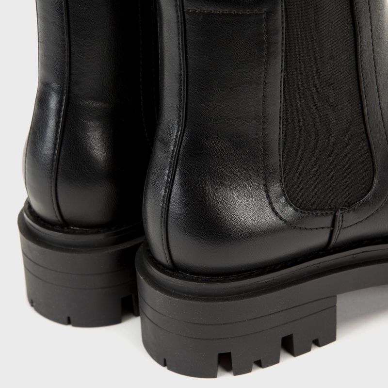 Botas Altas Botin Negro Mujer H&m Zapatos De H&M Divided A