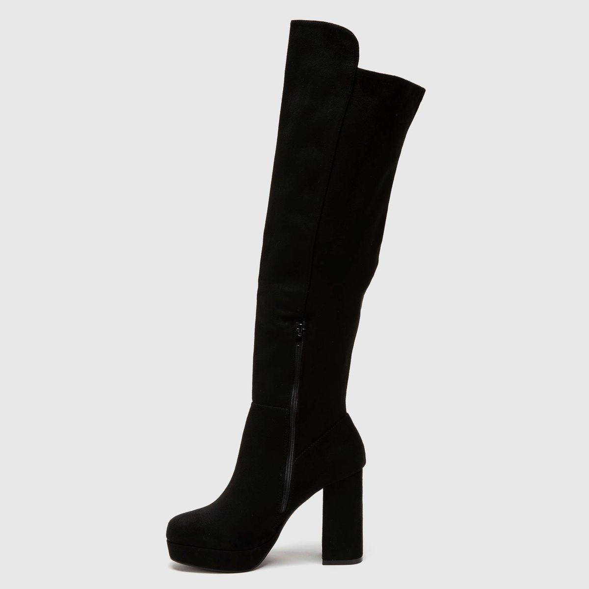 MOSSIMO - Botas para Mujer con tacón Cuadrado Desocalt Mossimo color Negro