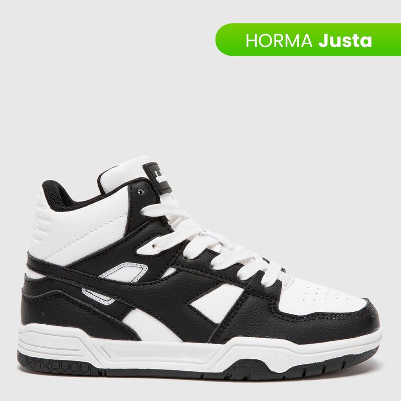 DIADORA - Tenis moda Diadora Boy Aska Hi para Niño Horma Justa 