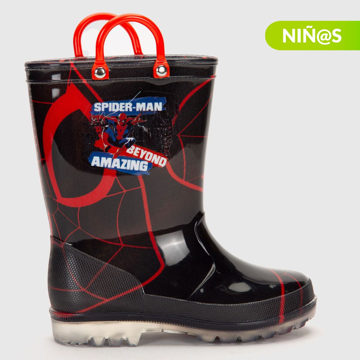 MARVEL - Botas de lluvia Spiderman Marvel Rain4 Sp para Niño