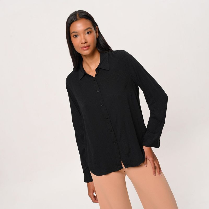 UNIVERSITY CLUB - Blusa Mujer con Estampado Manga larga University Club