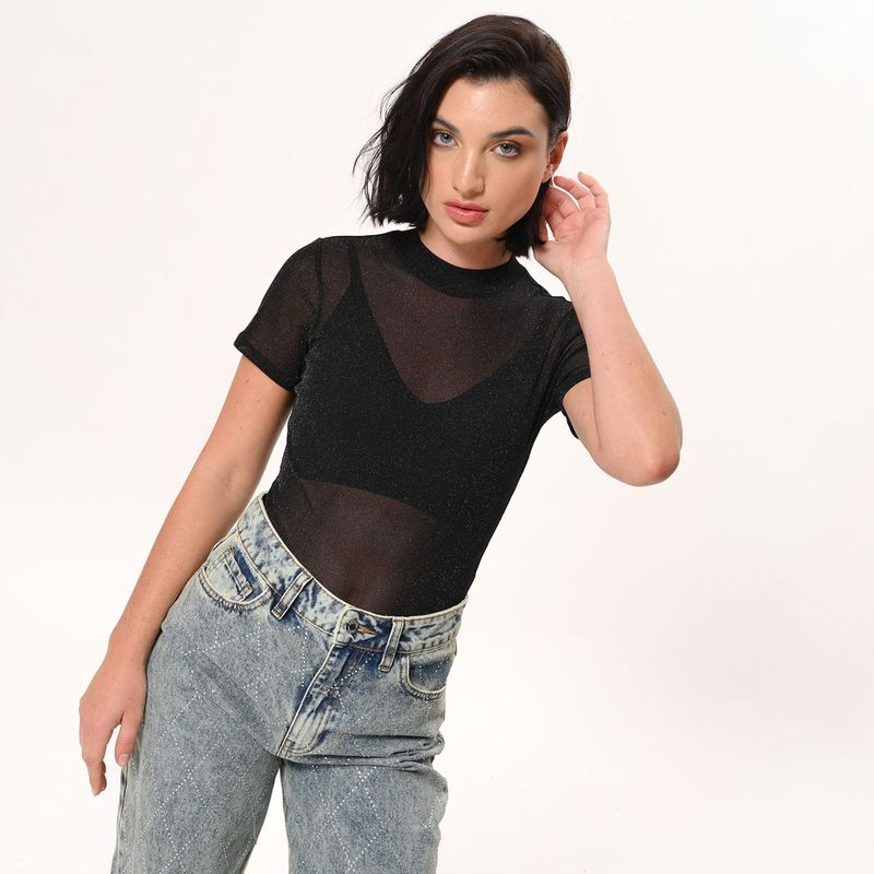 MOSSIMO - Body Mujer Manga corta Mossimo