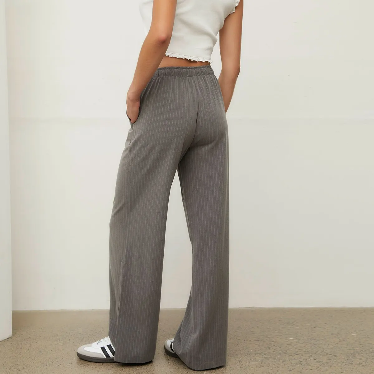 SYBILLA - Pantalón para Mujer Tiro medio Sybilla