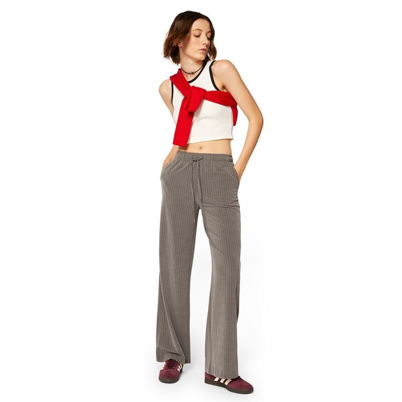 SYBILLA - Pantalón para Mujer Tiro medio Sybilla
