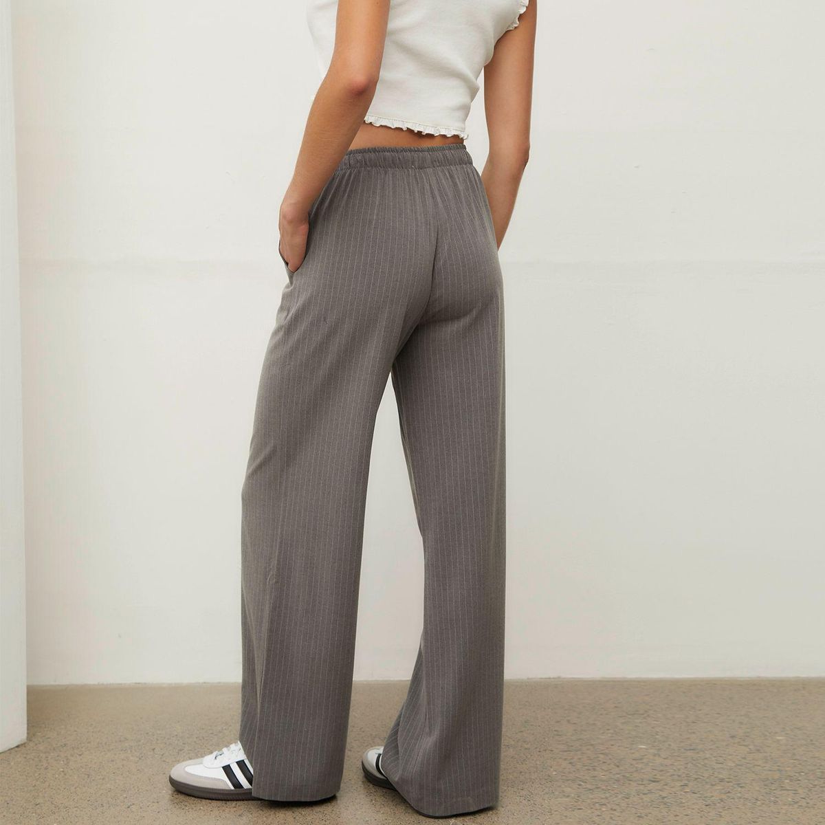 SYBILLA - Pantalón para Mujer Tiro medio Sybilla