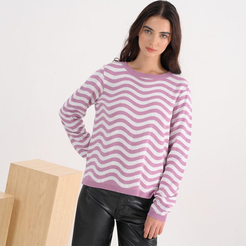 SYBILLA - Saco Mujer con Estampado de Algodón Sybilla