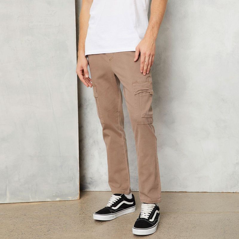DENIMLAB - Pantalón Cargo para Hombre Denimlab