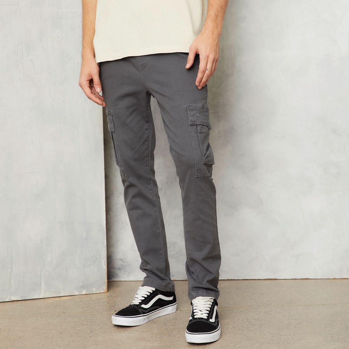 DENIMLAB - Pantalón Cargo para Hombre Denimlab