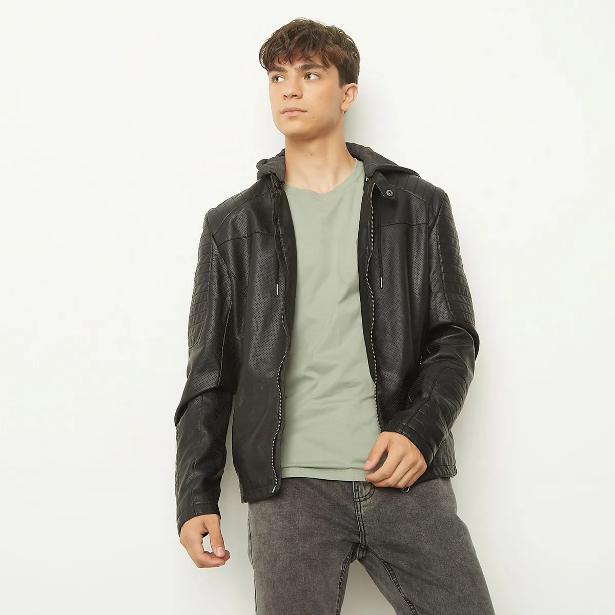 BEARCLIFF - Chaqueta Hombre Con capota Bearcliff