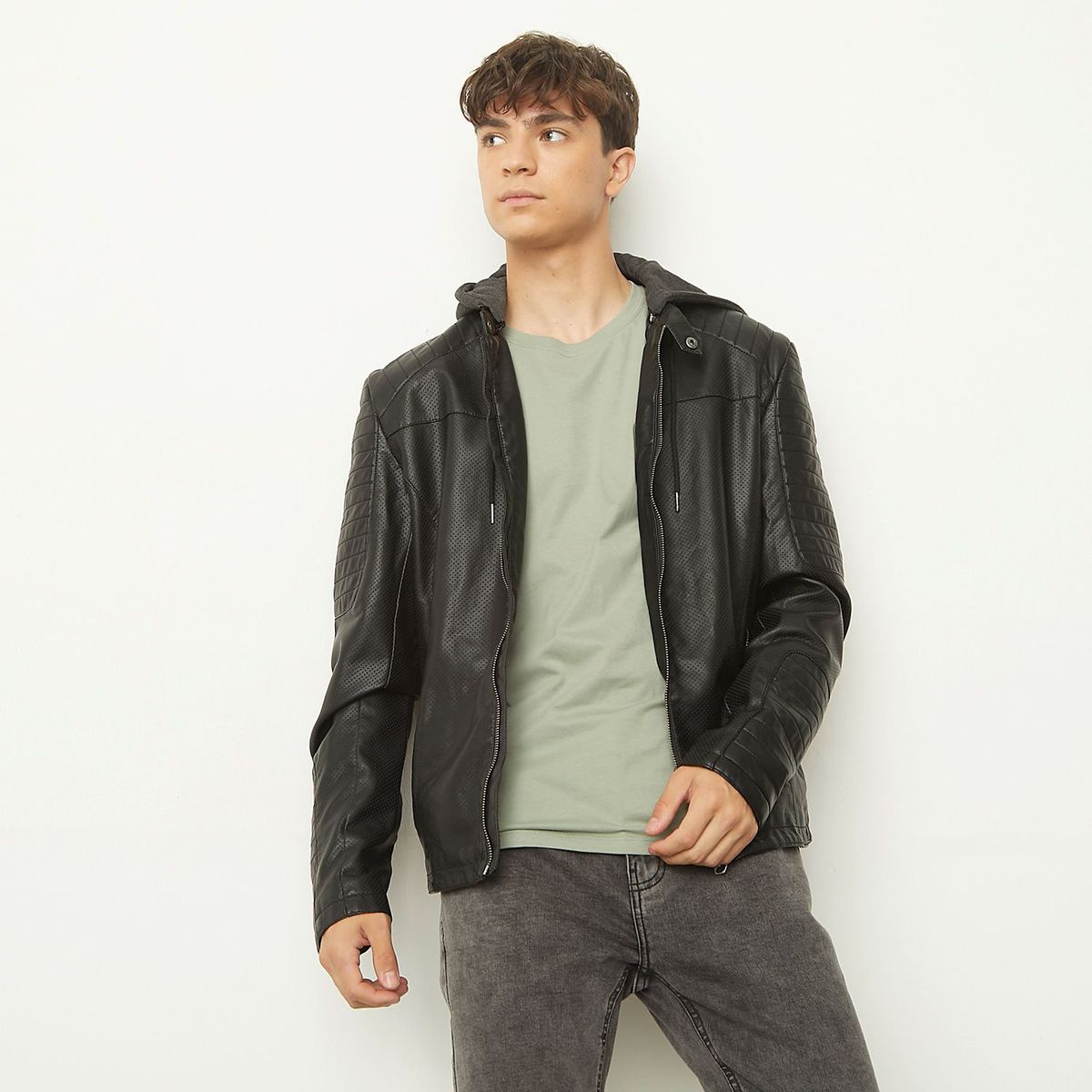 BEARCLIFF - Chaqueta Hombre Con capota Bearcliff