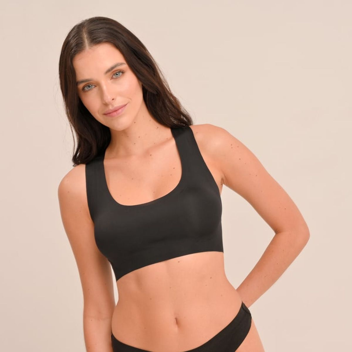 BLU - Brasier Invisible de Microfibra sin varilla BLU