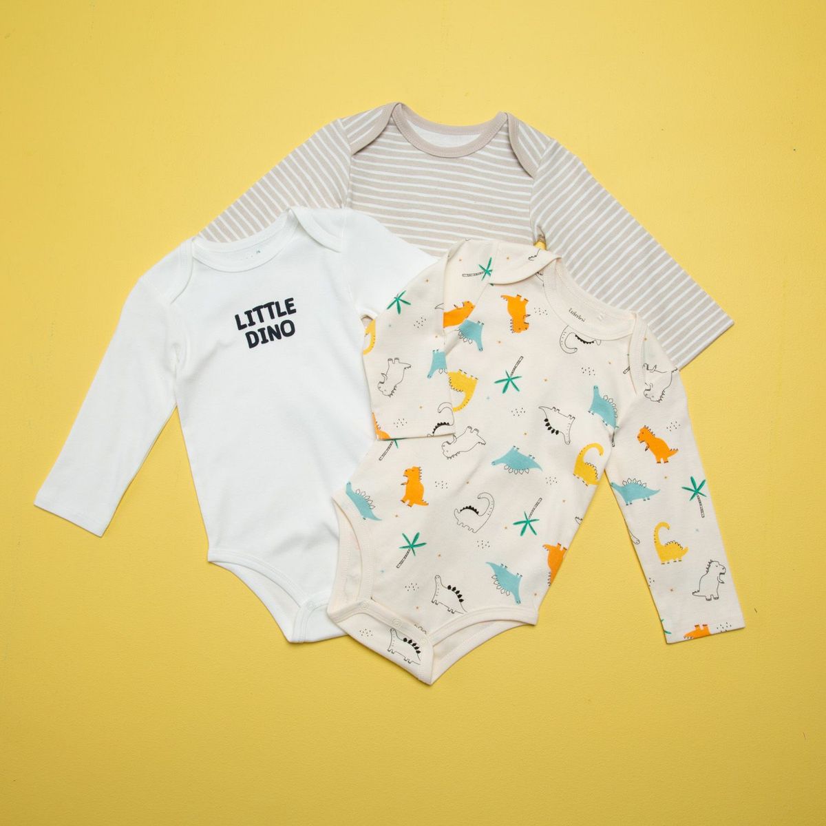 YAMP - Bodies para Bebé niño Pack de 3 unidades en Algodón Yamp