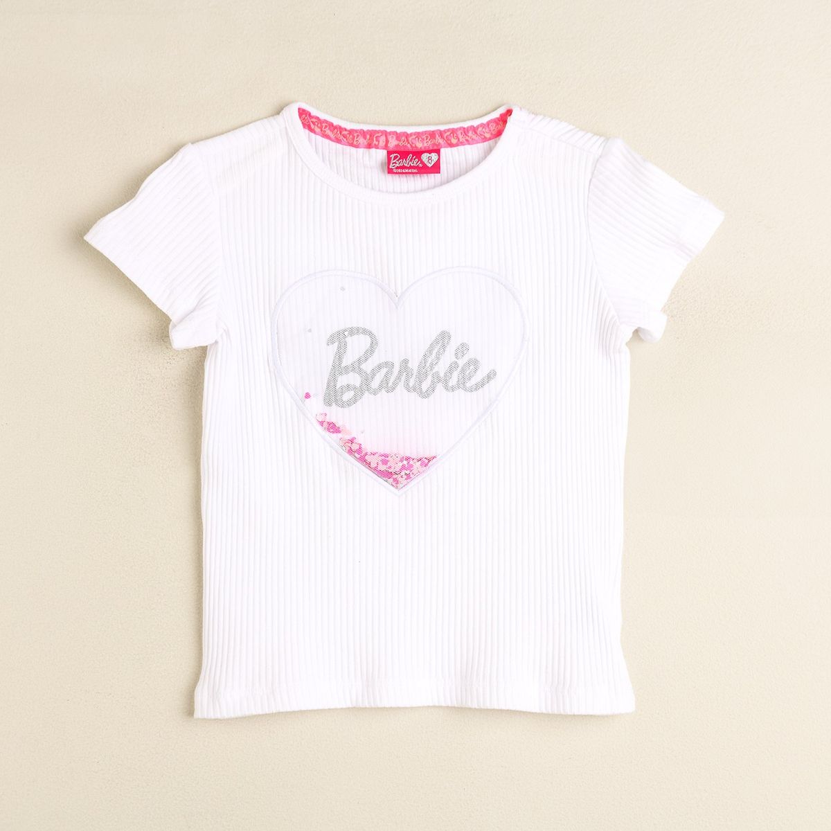 BARBIE - Camiseta Niña con Estampado Barbie Manga corta Algodón Barbie
