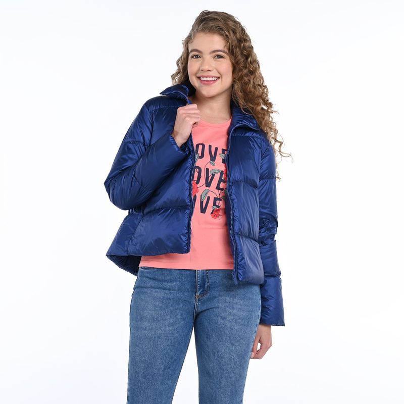 ELV - Chaqueta Niña Con cuello ELV