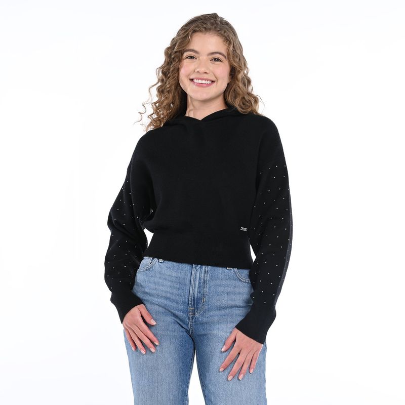 ELV - Saco Niña con Taches Algodón ELV