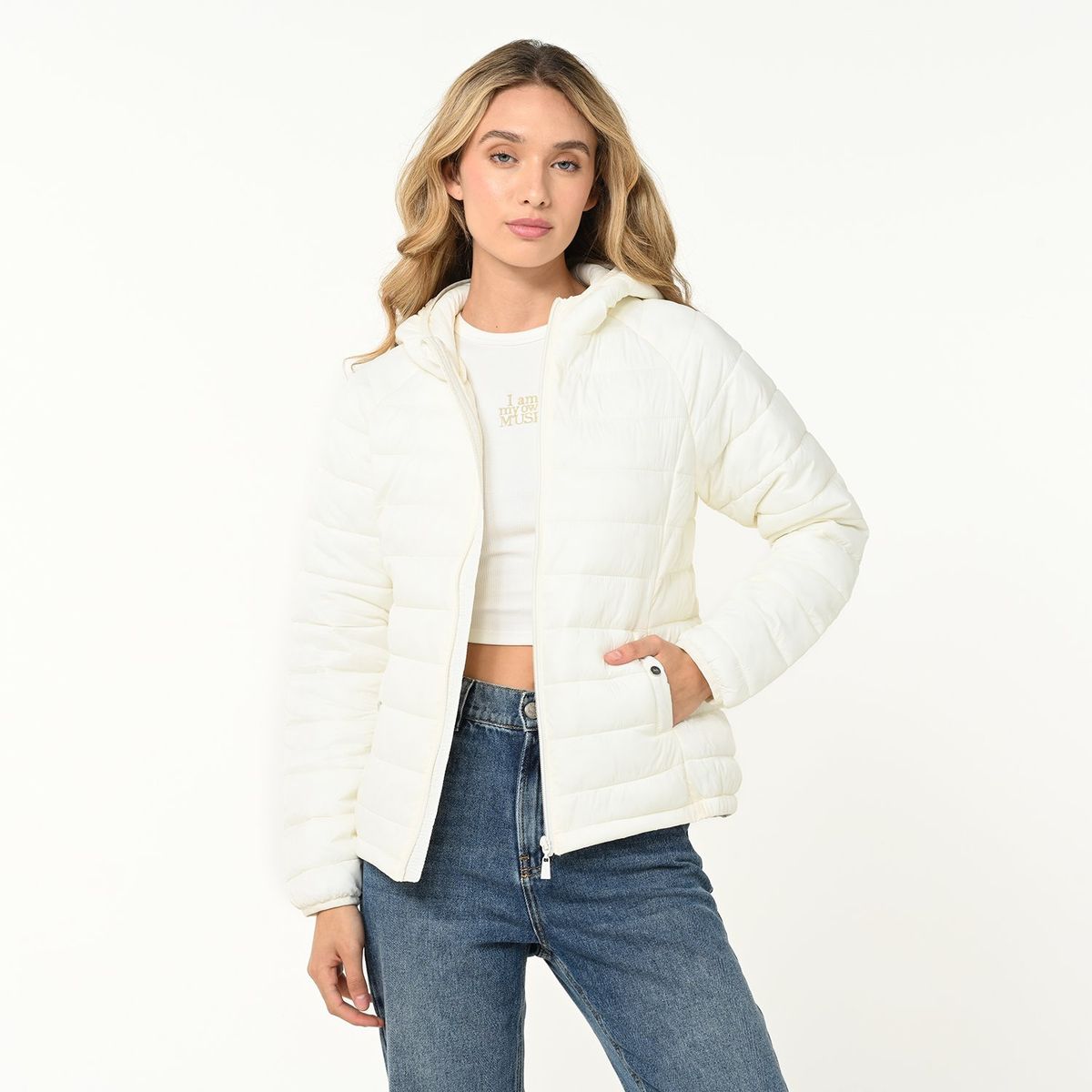 SYBILLA - Chaqueta Acolchada Mujer con Capota Sybilla